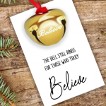 Christmas Believe Bell